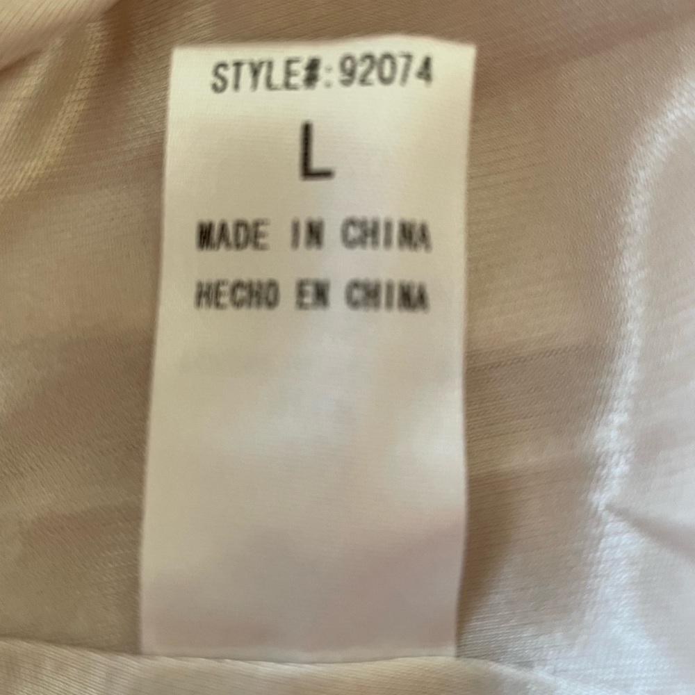 ANDREE by UNIT DRESS, Size L, Off White, NEW WITH TAGS Bow Detail - Picture 14 of 15